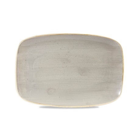 Stonecast grey piklik taldrik, 300x199 mm
