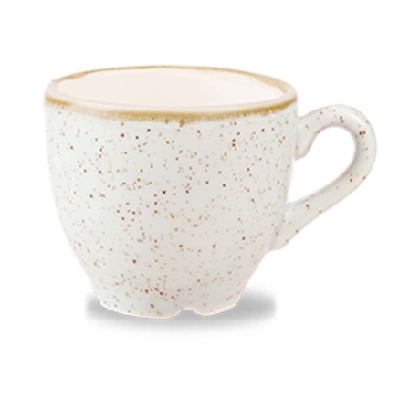 Stonecast barley white espresso cup, 100ml
