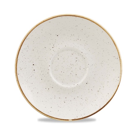 Блюдце для капучино stonecast barley white, 156 мм