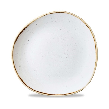 Stonecast barley white taldrik, 286 mm