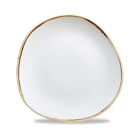 Обеденная тарелка stonecast barley white, 210 мм