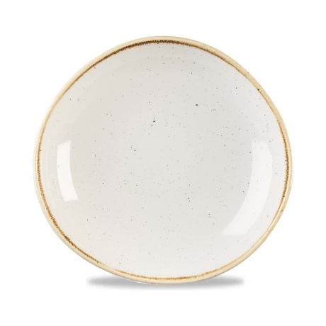 Круглая чаша stonecast barley white, 253 мм