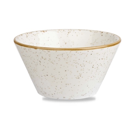 Stonecast barley white zest snack bowl, 121x65mm