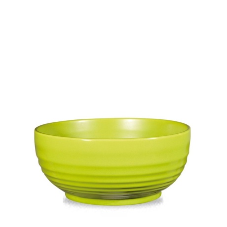 Деликатесная миска rustics green glaze ripple, 2180 мл