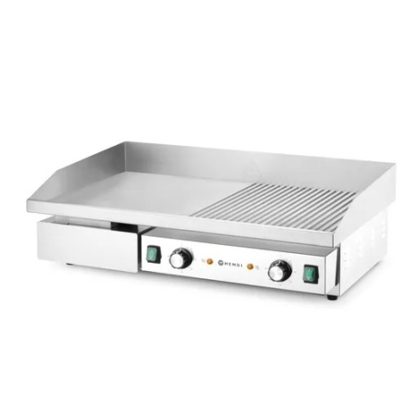 Plaatgrill Budget, 72x46cm, sile+ribi, 4,4kW/400V