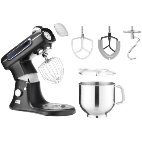 Blackbolt Hendi -planeettasekoitin, Hendi, 7l, musta, 230v/1500w, 460x310x(k)379mm