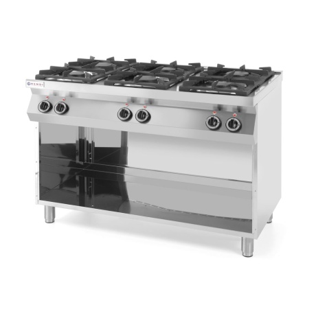 Gaasipliit 6 põletiga, kitchen avatud moodul