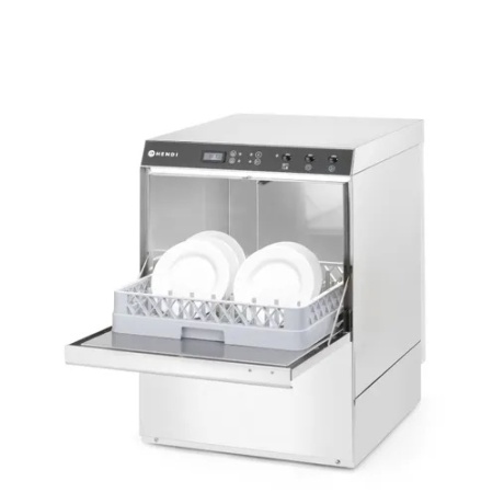Nõudepesumasin Doppio 4,9kW / 400V, pesu- / loputusaine dosaatorid + tühjenduspump