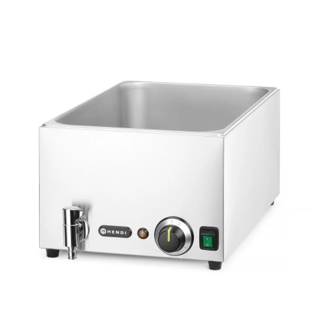 Bain-marie with drain tap hendi ranger, hendi, GN 1/1, 230v/1000w, 576x334x(h)241mm