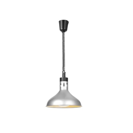 Rise and fall heat lamp ⌀29cm, Silver