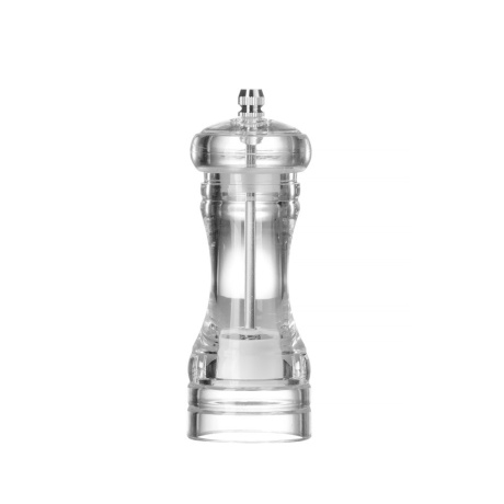 Acrylic pepper mill, hendi, transparent, ā€50x(h)140mm