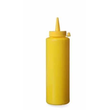 Dispenser bottles, hendi, 0,7l, yellow, ā€70x(h)240mm