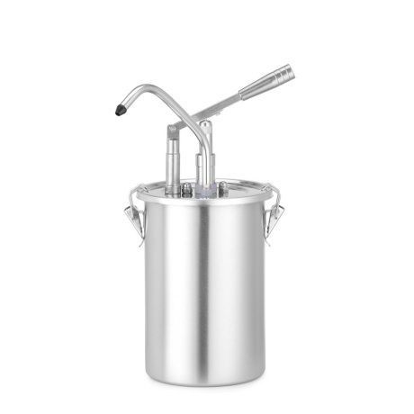 Stainless steel sauce container with dispenser, hendi, 4,5l, ā€180x(h)420mm