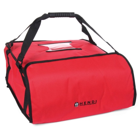 Pizza delivery bag 45 cm, hendi, 4 boxes, 470x470x(h)210mm