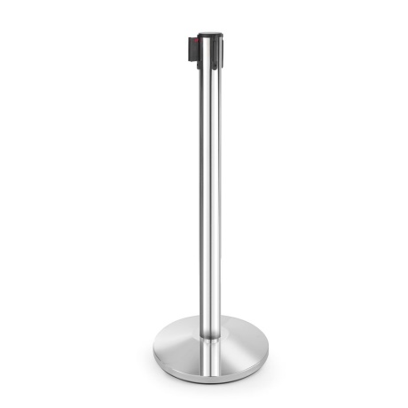 Barrier post with tape