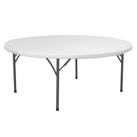 Buffet table round foldable, hendi, max. load: 250 kg, ā€1800x(h)740mm
