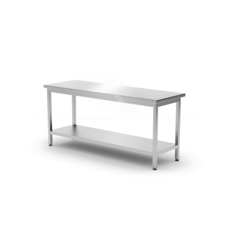 Töölaud HENDI 180x60cm, riiuliga