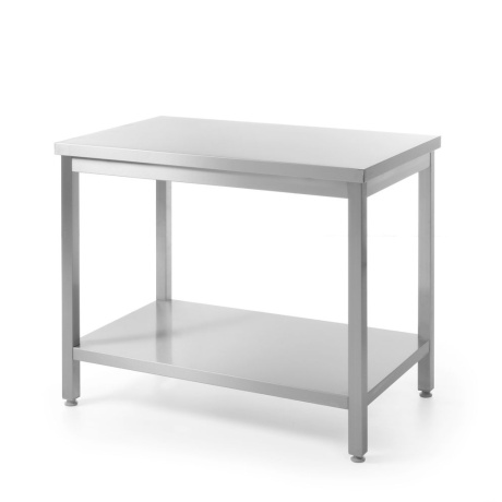 Central work table ā€“ bolted, hendi, kitchen line, 800x700x(h)850mm