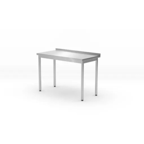 Roostevaba töölaud 80x60cm, taga äärega, Kitchen Line