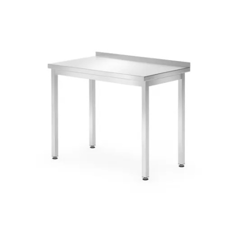 Roostevaba töölaud 100x60cm, taga äärega, Kitchen Line