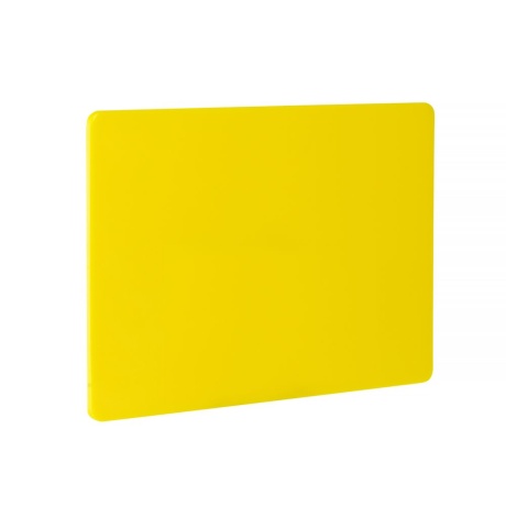 Cutting board haccp gn1/1, hendi, GN 1/1, yellow, 530x325x(h)10mm