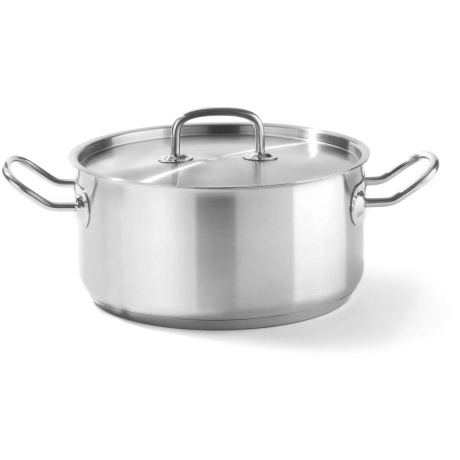 Madal pott kaanega kitchen 4,9l