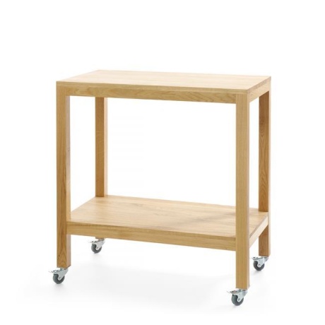 Madeira oak waiter's trolley, 820x460x(h)850 mm