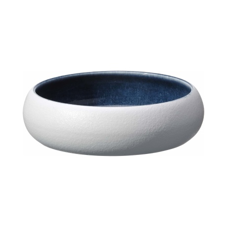 Goro white blue bowl 195mm, 1000 ml