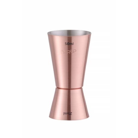 Jigger 25/50 ml, barup, copper, ā€42x(h)86mm