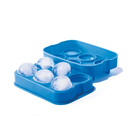 Sphere ice mould, barup, blue, 180x125x(h)50mm