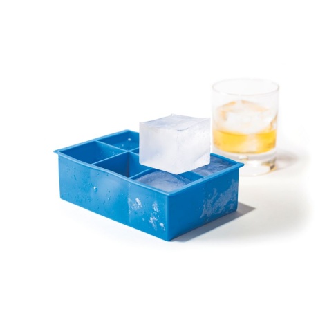 Ice cube mould xl, barup, blue, 170x110x(h)52mm