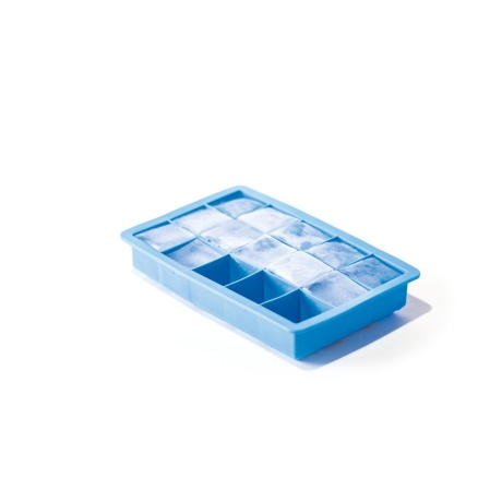 Ice cube mould mini cube, barup, blue, 190x120x(h)35mm