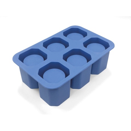 Ice shot glass mould, barup, blue, 125x190x(h)60mm