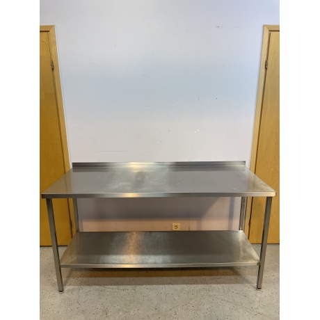 Ruostumattomasta teräksestä valmistettu työtaso 170x65x90