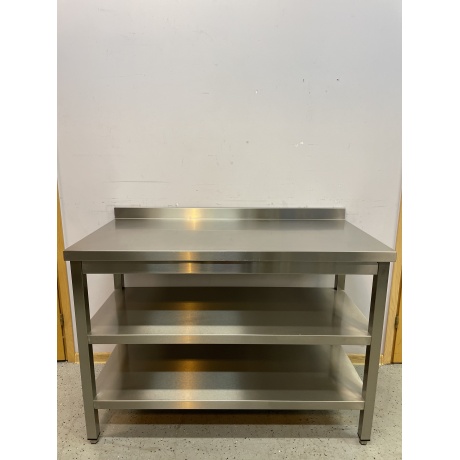 Верстак из нержавеющей стали 120x60x90см