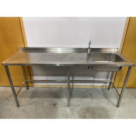 RST töölaud valamuga paremal 190x60x90cm