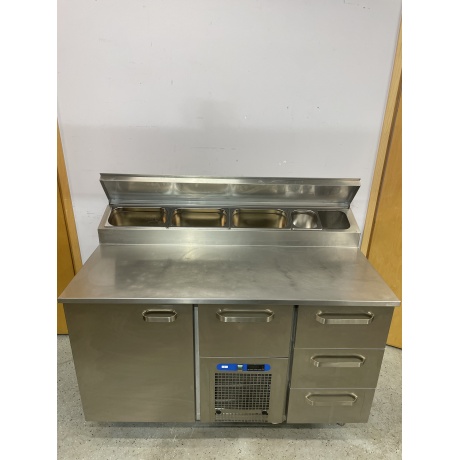 Холодильный верстак для пиццы 1360x730x850 мм