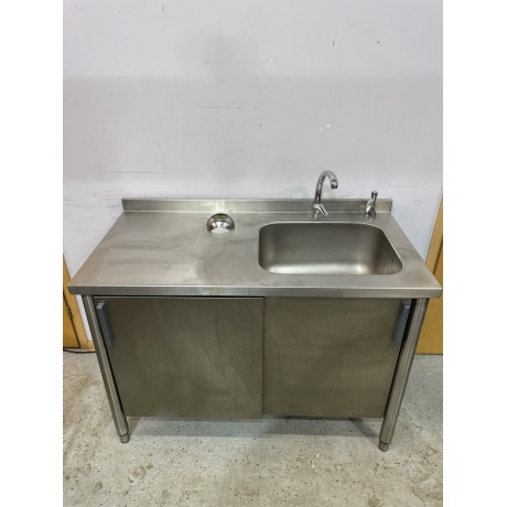 Настольная мойка из нержавеющей стали, правая, 1200x600x900 мм