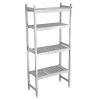 Alumiiniumist põrandariiul 771x360x1685mm, anodeeritud