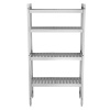 Alumiiniumist põrandariiul 893x360x1685mm, anodeeritud