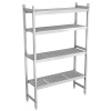 Alumiiniumist põrandariiul 1070x460x1800mm