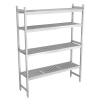 Alumiiniumist põrandariiul 1491x460x1800mm