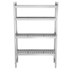 Alumiiniumist põrandariiul 1066x460x1685mm, anodeeritud