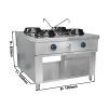 Wokpliit gaasiga - 4 kohaline - 56 kw