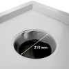 Roostevaba prügikonteiner ratastel 50l