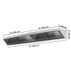 Seinakubu filtri ja valgusega 4000x900x450mm