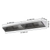 Seinakubu filtri ja valgusega 4800x700x450mm