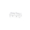 Wok pliit 2x21kw 100x60cm
