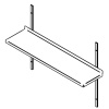Roostevaba seinariiul 1000x300mm