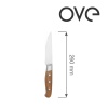 Steak nuga 260mm, 6tk, roosipuu